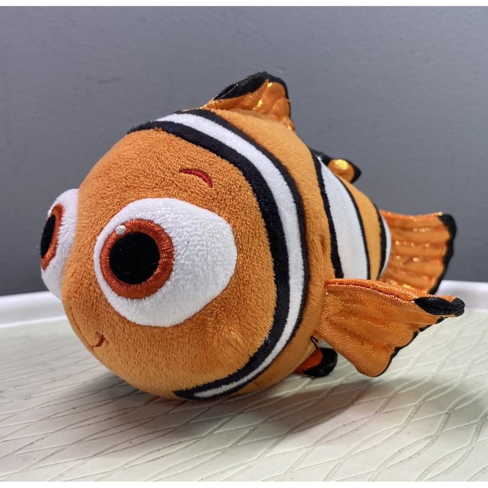 Ty Sparkle Finding Nemo Plush Fish 8.5" Stuffed Animal Disney 2016 Just Keep Swi